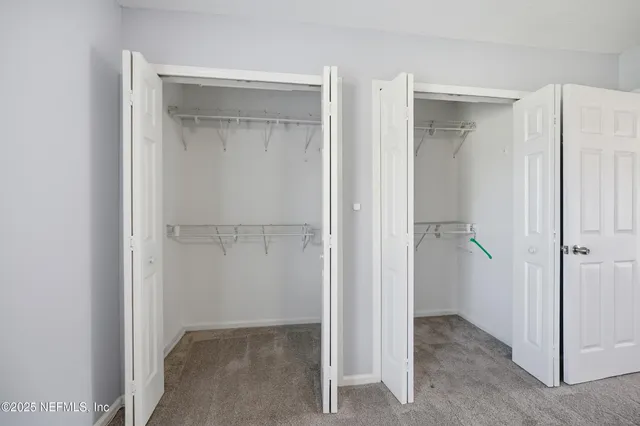 a view of closet area