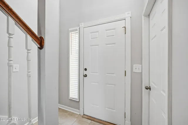 a view of front door