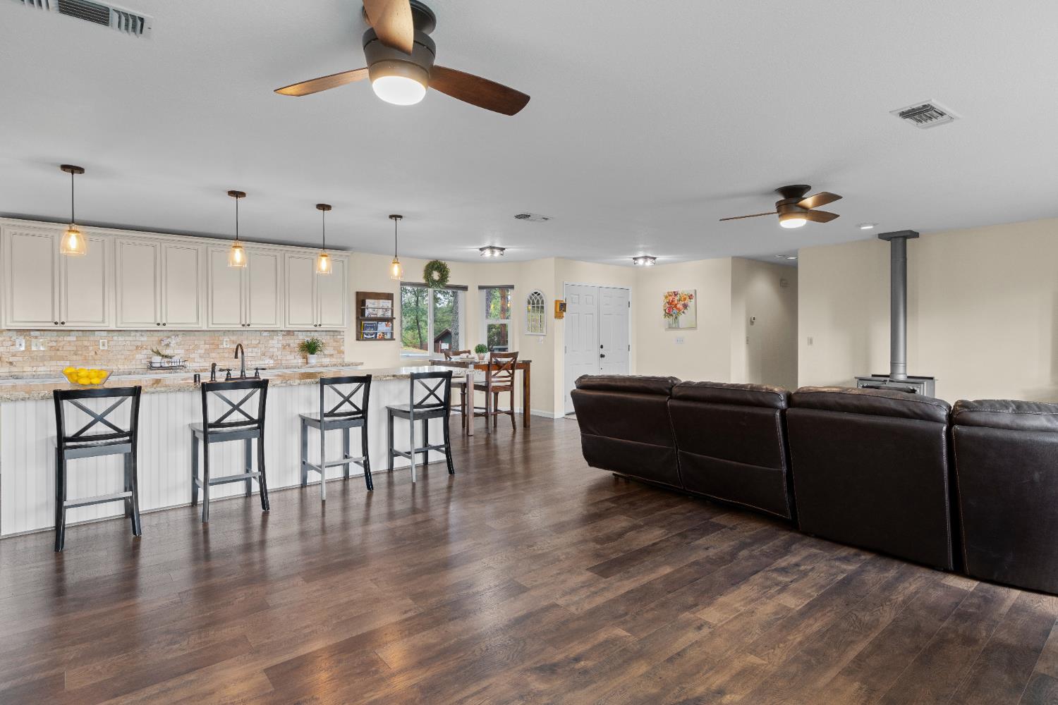 6139 Green Ridge Drive Foresthill, CA 95631 - Photo 15 of 30 a living room with lots of furniture and kitchen