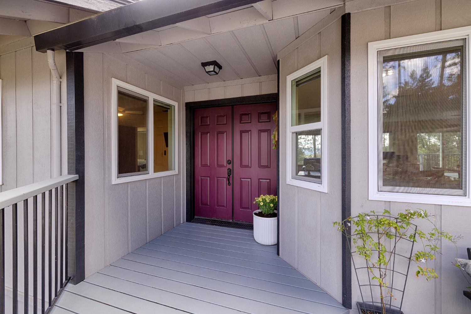 6139 Green Ridge Drive Foresthill, CA 95631 - Photo 25 of 30 a view of front door of house with wooden floor