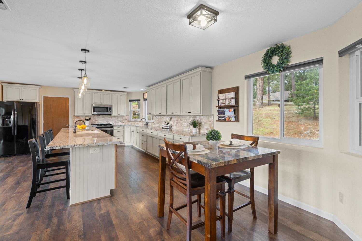 6139 Green Ridge Drive Foresthill, CA 95631 - Photo 6 of 30 a view of kitchen with cabinets and wooden floor
