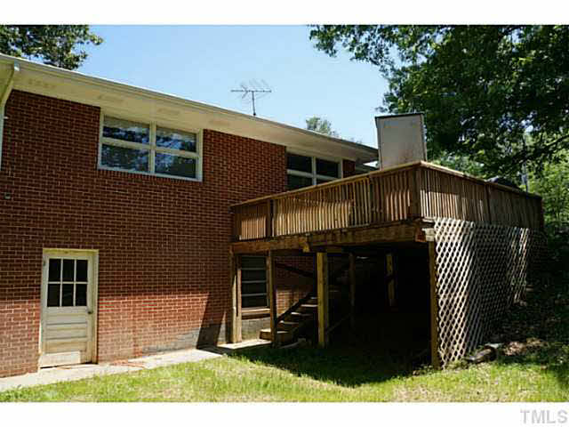 Basement area about 38 x 28 plus large deck!  What a great workshop the basement could be!