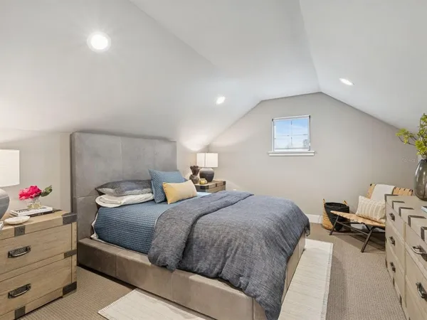 an aerial view of a tennis court