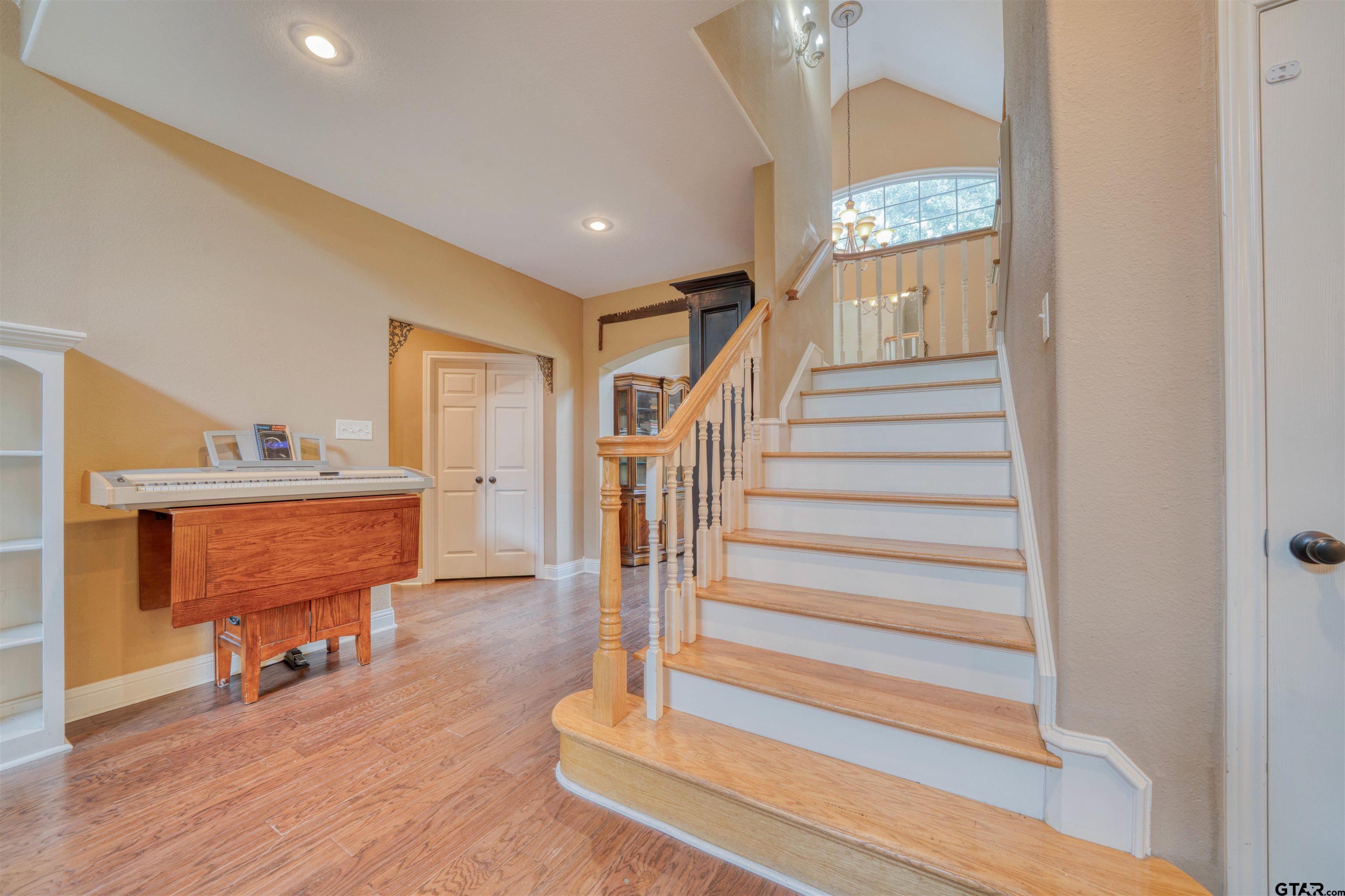 1776 Mustang Road Gilmer, TX 75645 - Photo 36 of 45 a view of entryway with livingroom and wooden floor