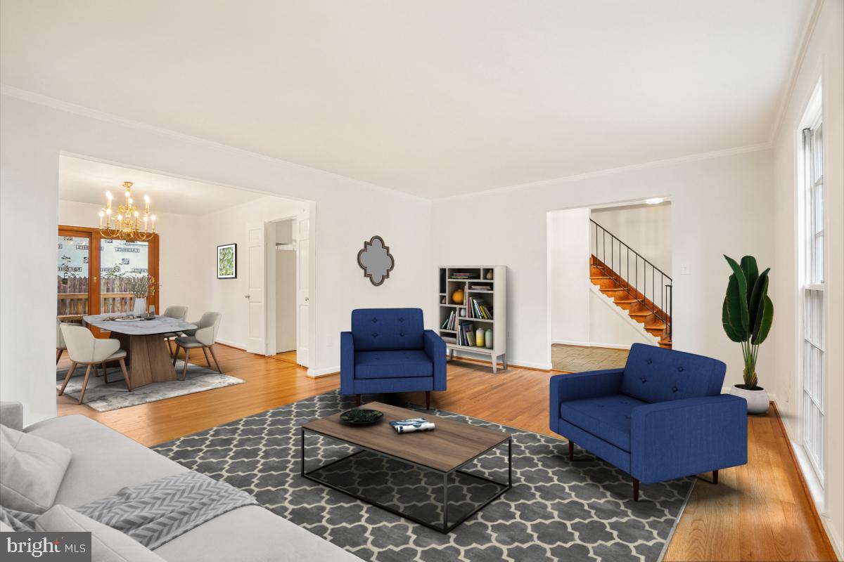 9126 Friars Road Bethesda, MD 20817 - Photo 5 of 32 Virtual staging Living Room