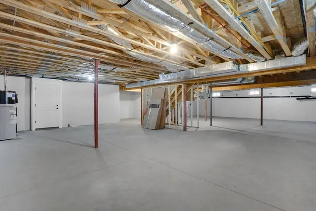 a view of storage and utility room