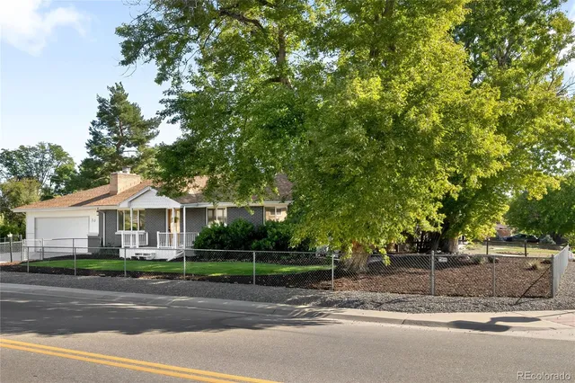 front view of house with a street