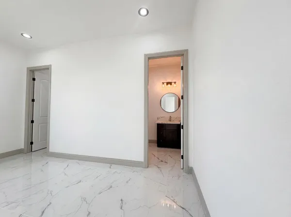 a view of an empty room