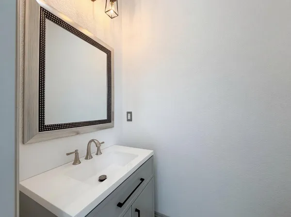 a view of a hallway with entryway