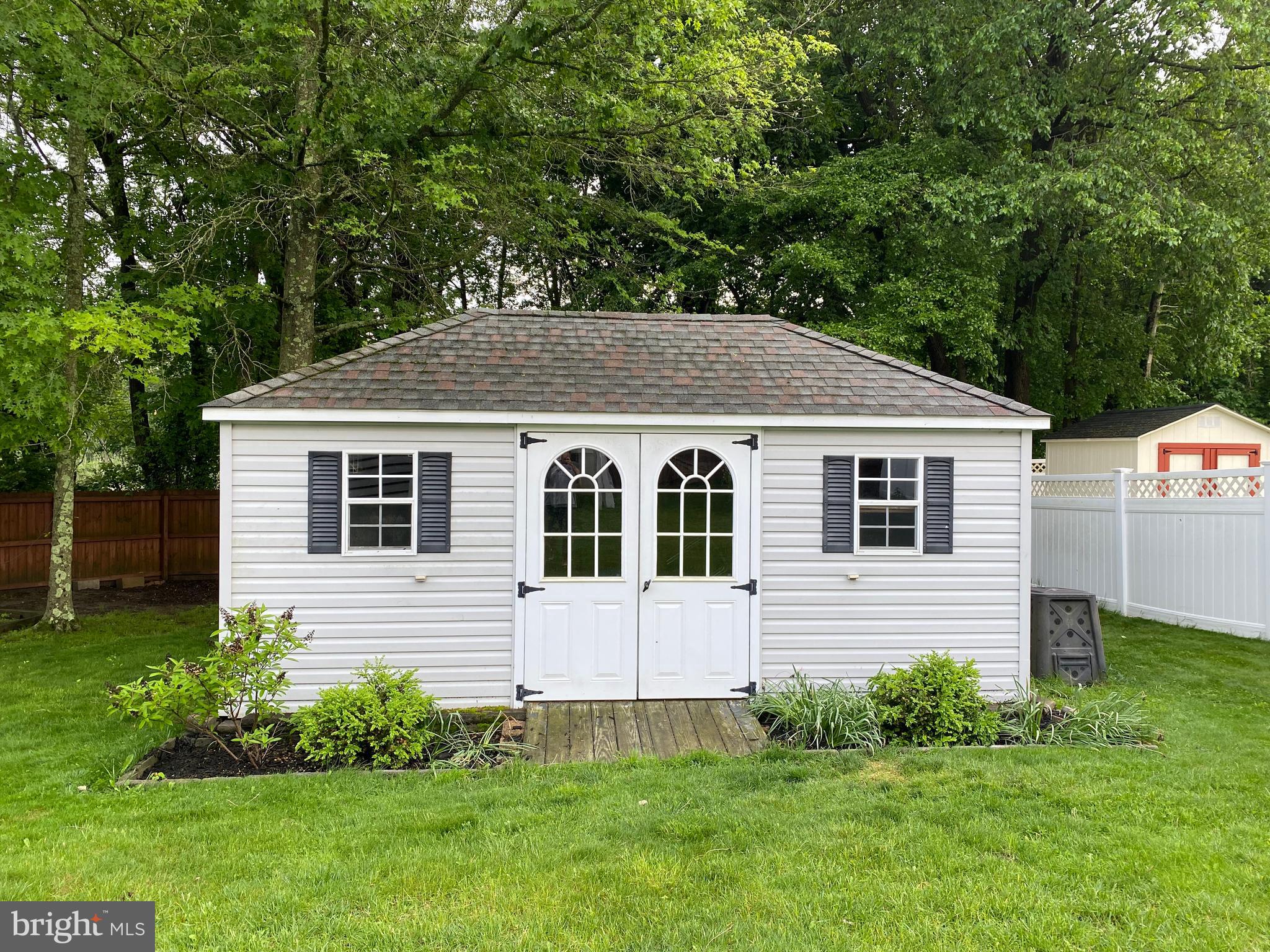 8 Augusta Street Wrightstown, NJ 08562 - Photo 41 of 44 a aerial view of a house next to a yard