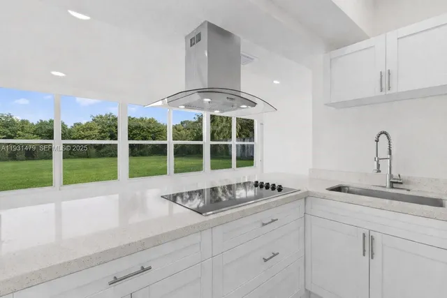 a view of empty room