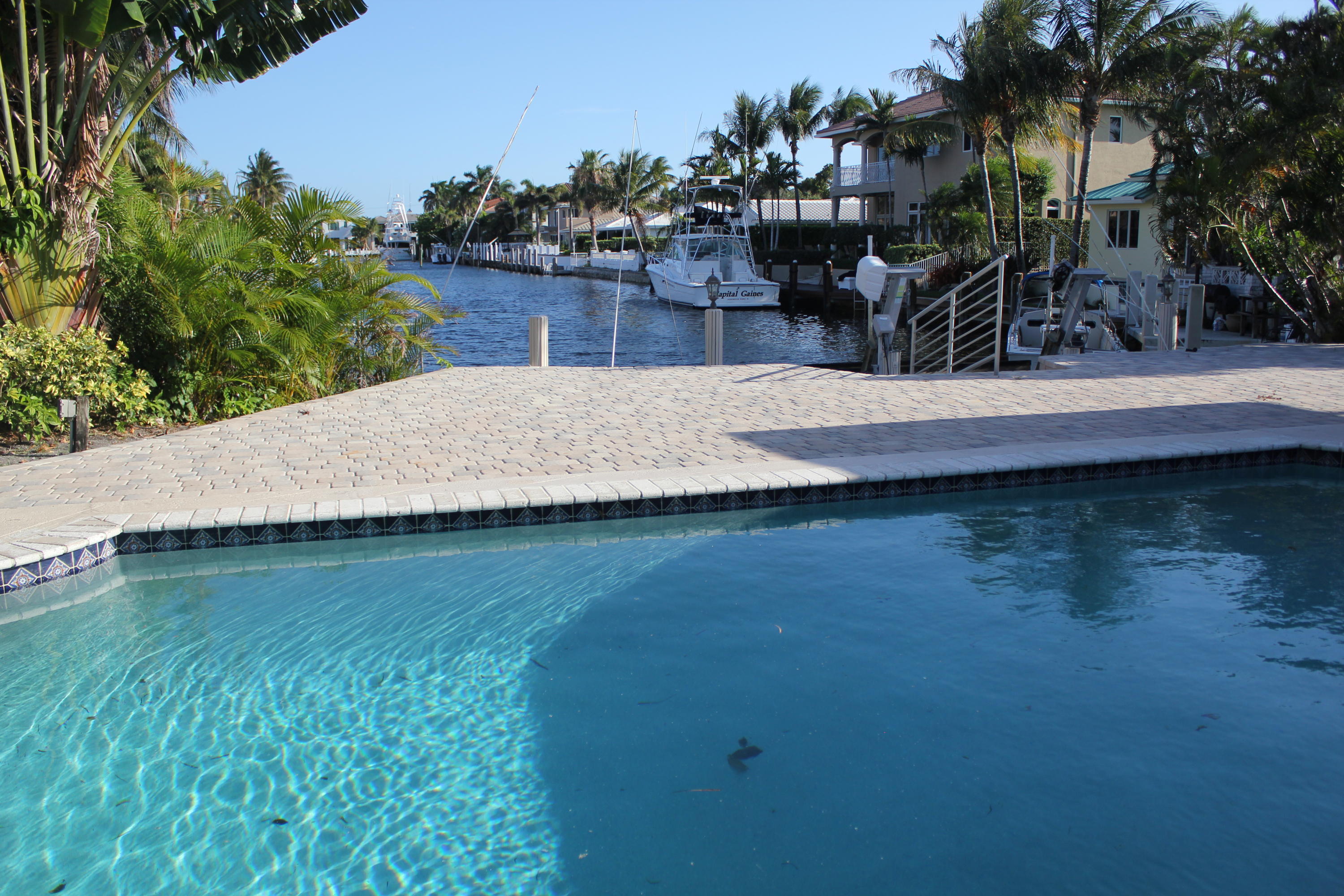 2930 Northeast 39th Street Lighthouse Point, FL 33064 - Photo 5 of 18 Pool & Water view