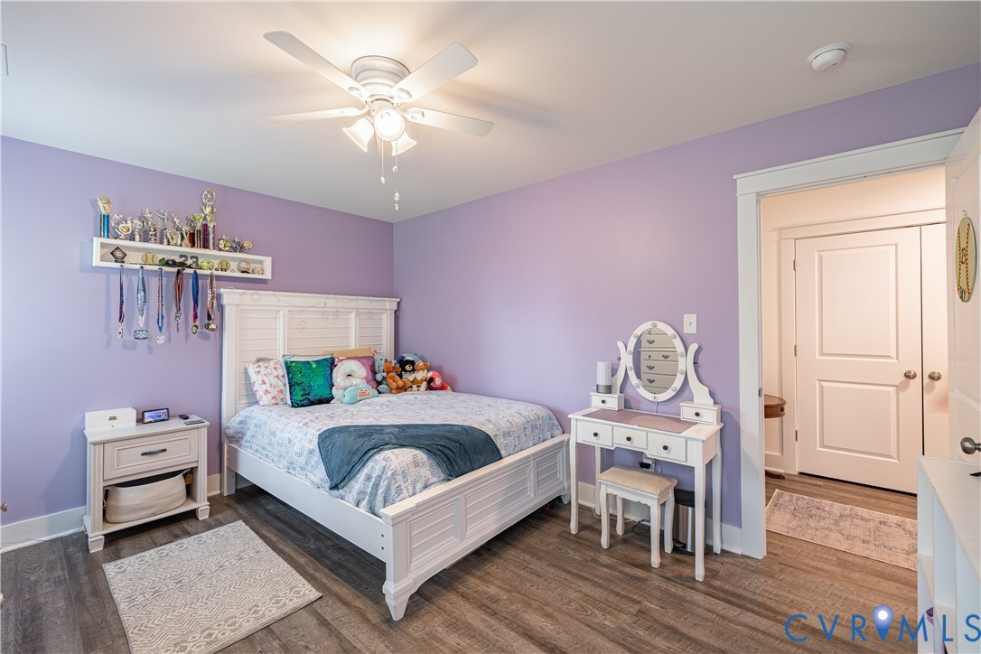 1471 Yakima Road Quinton, VA 23141 - Photo 25 of 39 Bedroom featuring wood finished floors and a ceili