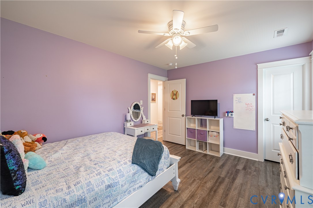 1471 Yakima Road Quinton, VA 23141 - Photo 26 of 39 Bedroom with dark wood finished floors and ceiling