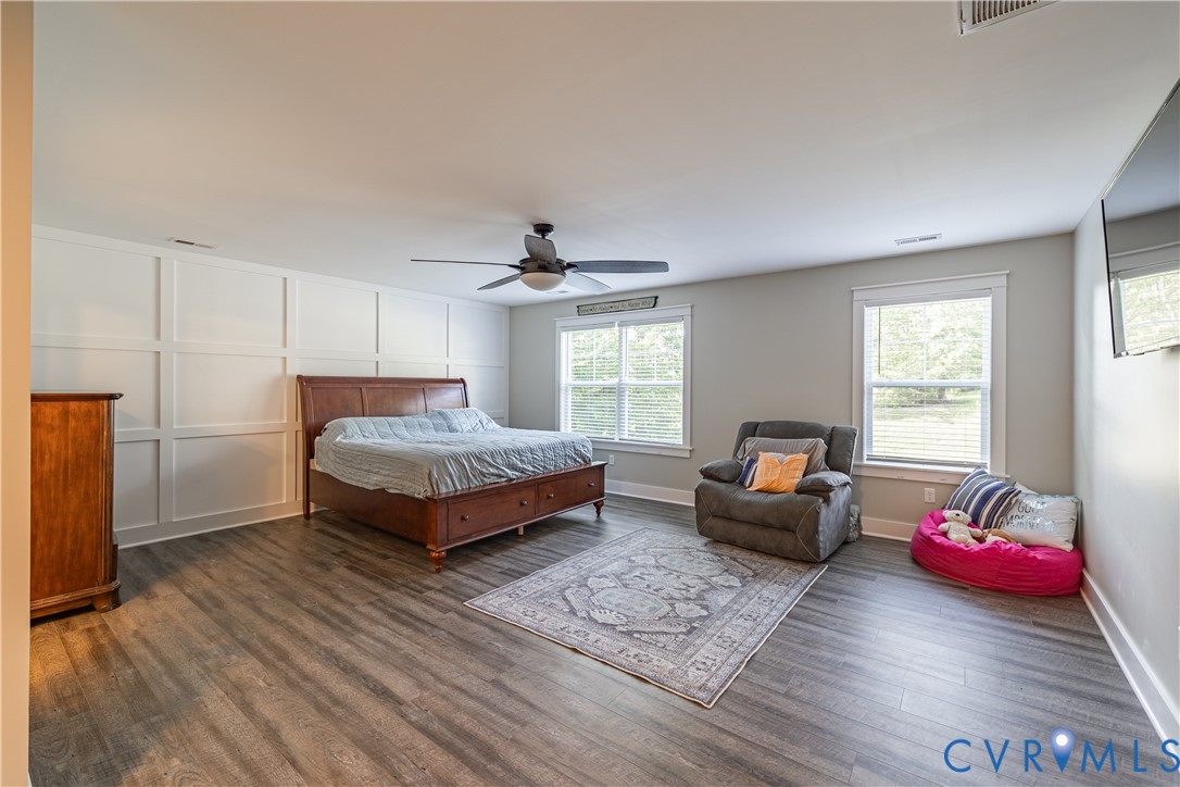 1471 Yakima Road Quinton, VA 23141 - Photo 30 of 39 Bedroom with wood finished floors, a ceiling fan,