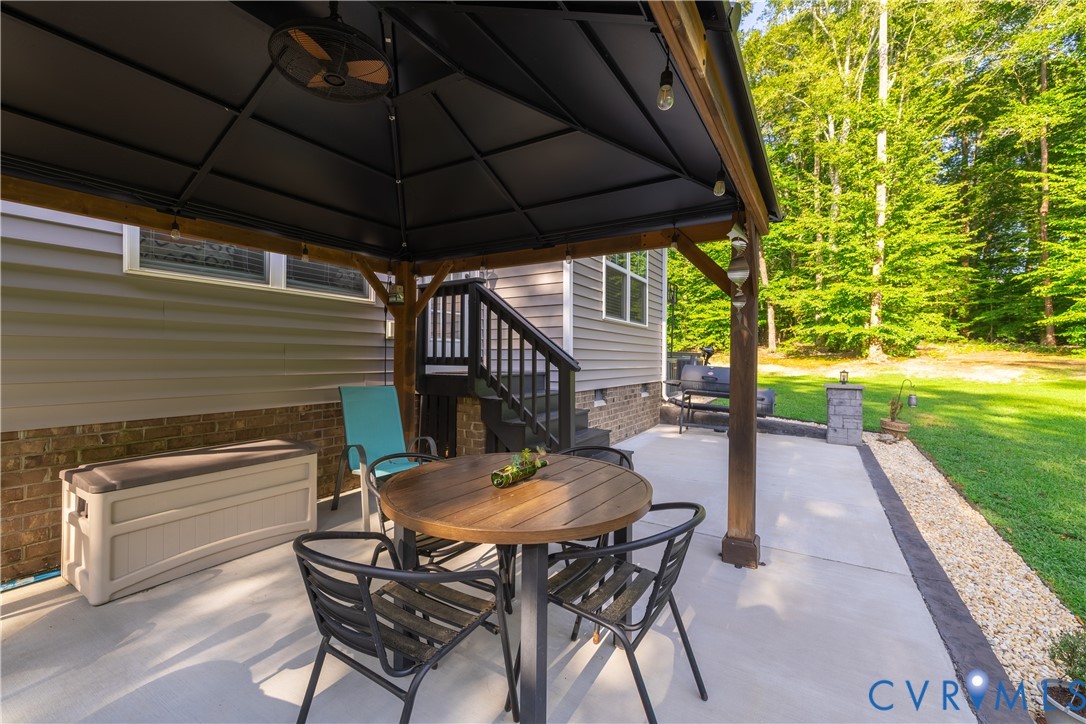 1471 Yakima Road Quinton, VA 23141 - Photo 34 of 39 View of patio / terrace featuring a gazebo and out
