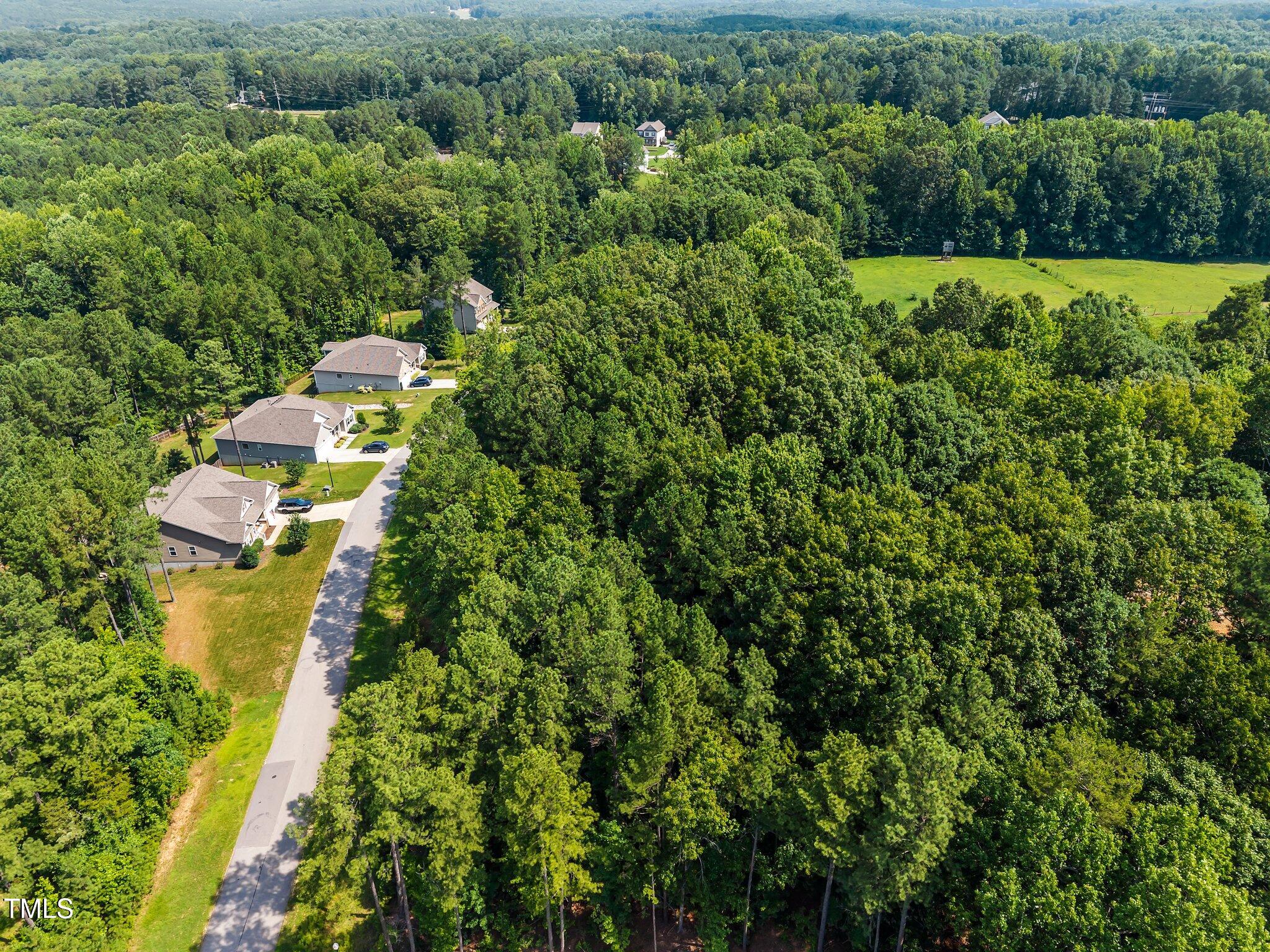 9004 Patmos Way Wake Forest, NC 27587 - Photo 4 of 18 an aerial view of a house with a yard
