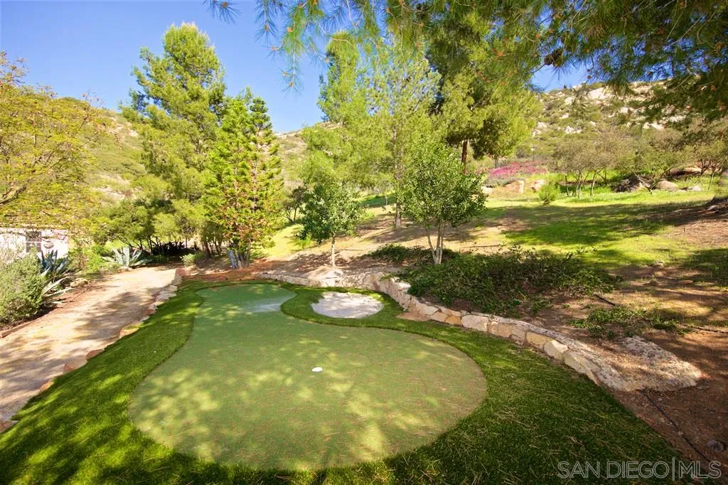 14755 Valleyview Road Poway, CA 92064 - Photo 21 of 24 a view of a back yard of the house
