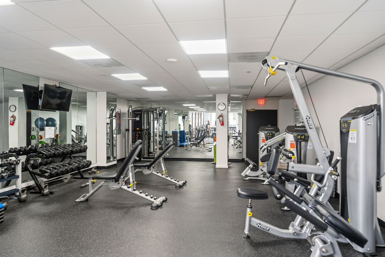 2016 Main Street, Unit 701 Houston, TX 77002 - Photo 36 of 43 a view of a room with gym equipment