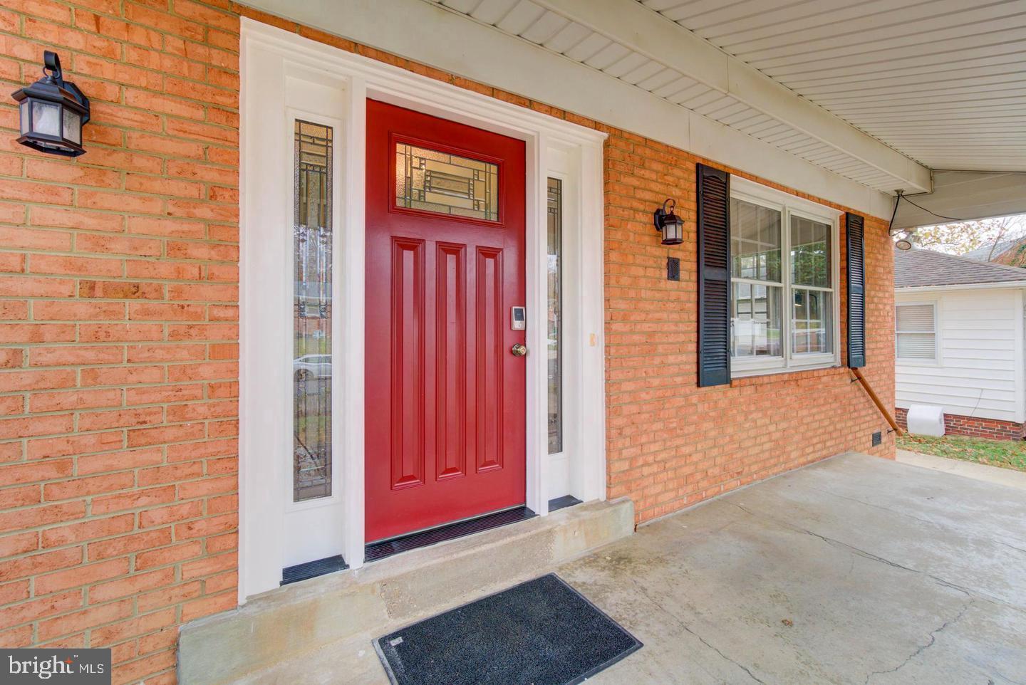 11207 Emack Road Beltsville, MD 20705 - Photo 4 of 43 Charming entry with vibrant red door.