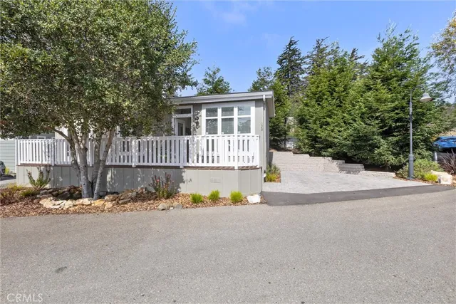 a view of a house with a outdoor space