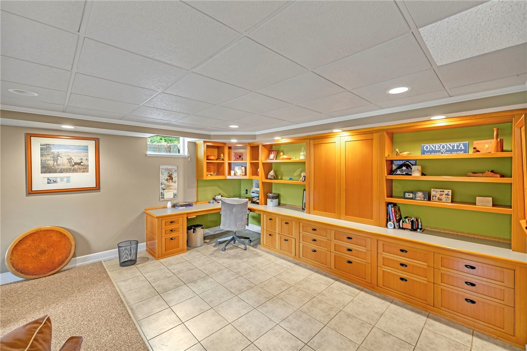 3843 State Street Oneonta, NY 13820 - Photo 24 of 43 Oak Home Office with lots of storage area