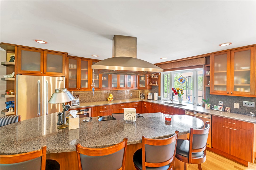 3843 State Street Oneonta, NY 13820 - Photo 3 of 43 Custom Walnut Kitchen Cabinetry with Cortez counte