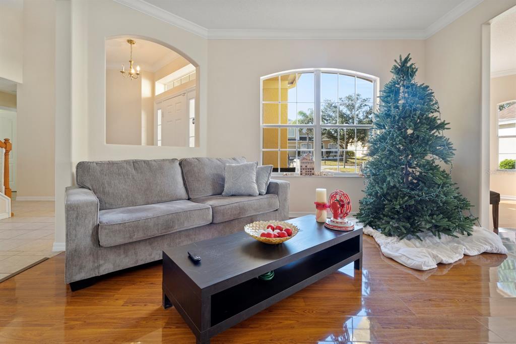 5042 Rishley Run Way Mount Dora, FL 32757 - Photo 7 of 44 a living room with furniture and a large window