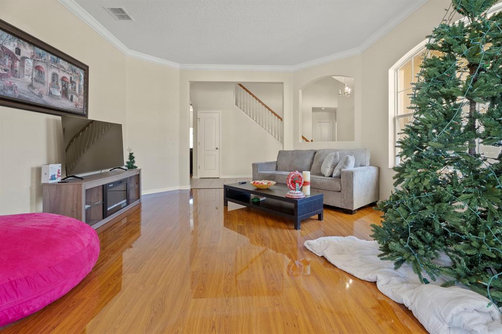 5042 Rishley Run Way Mount Dora, FL 32757 - Photo 8 of 44 a living room with furniture and a flat screen tv