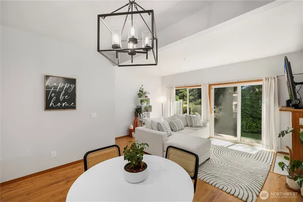 a living room with furniture and window