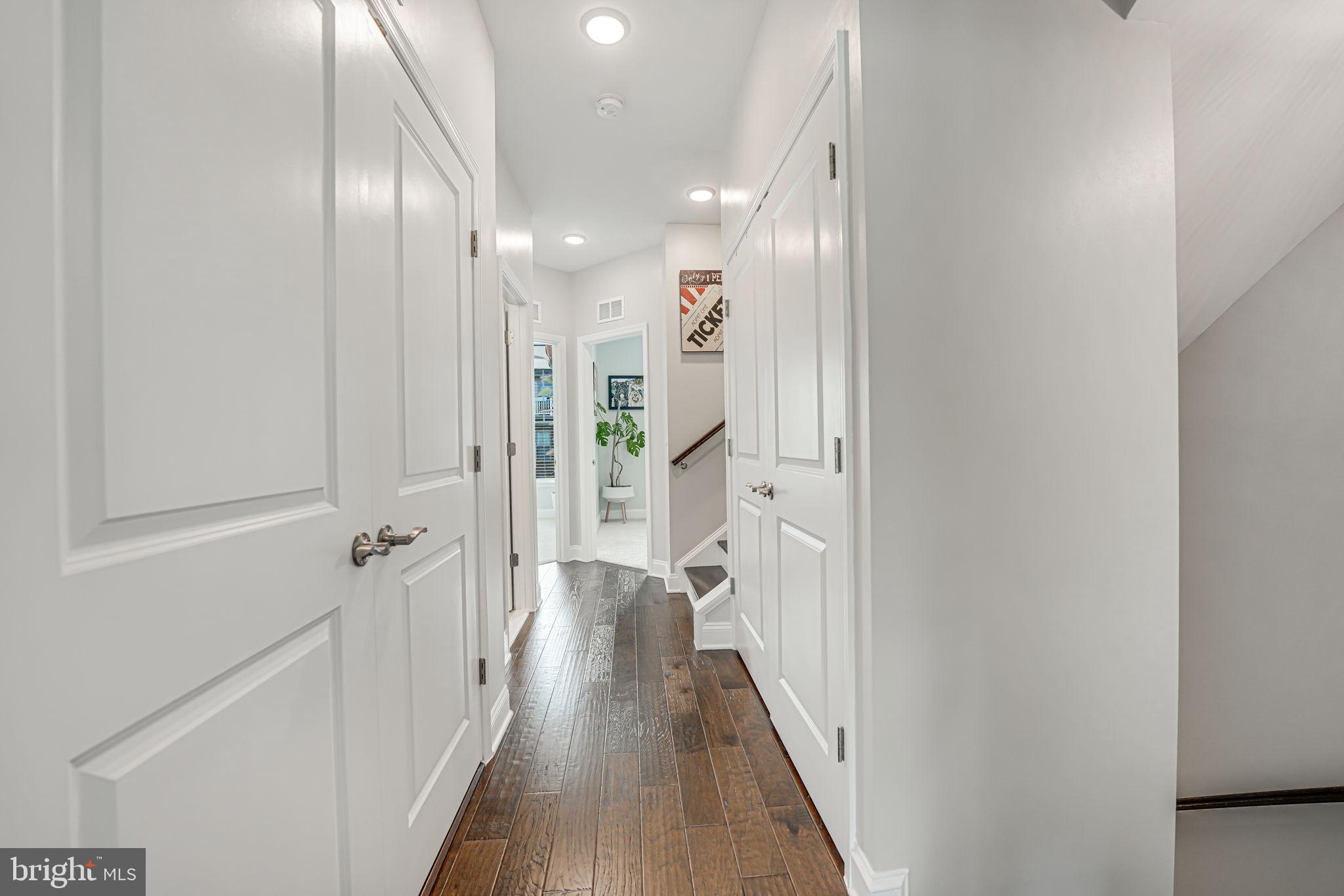 17372 Redshank Road Dumfries, VA 22026 - Photo 25 of 80 Bedroom level hallway w/engineered hardwood fls.