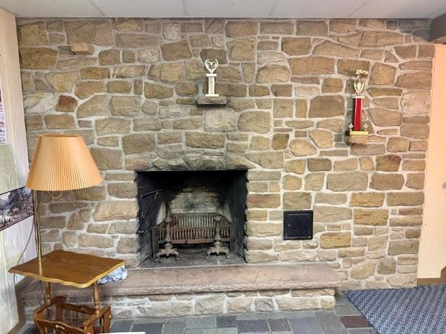 79 Gearhart Road Pulaski, PA 16143 - Photo 35 of 50 Family Room Fireplace