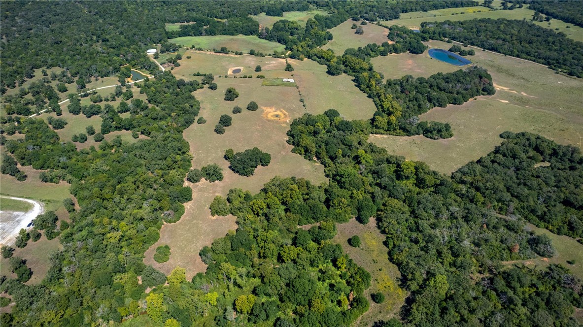 11041 Jackrabbit Lane Bryan, TX 77808 - Photo 34 of 47 an aerial view of a house with a yard and lake