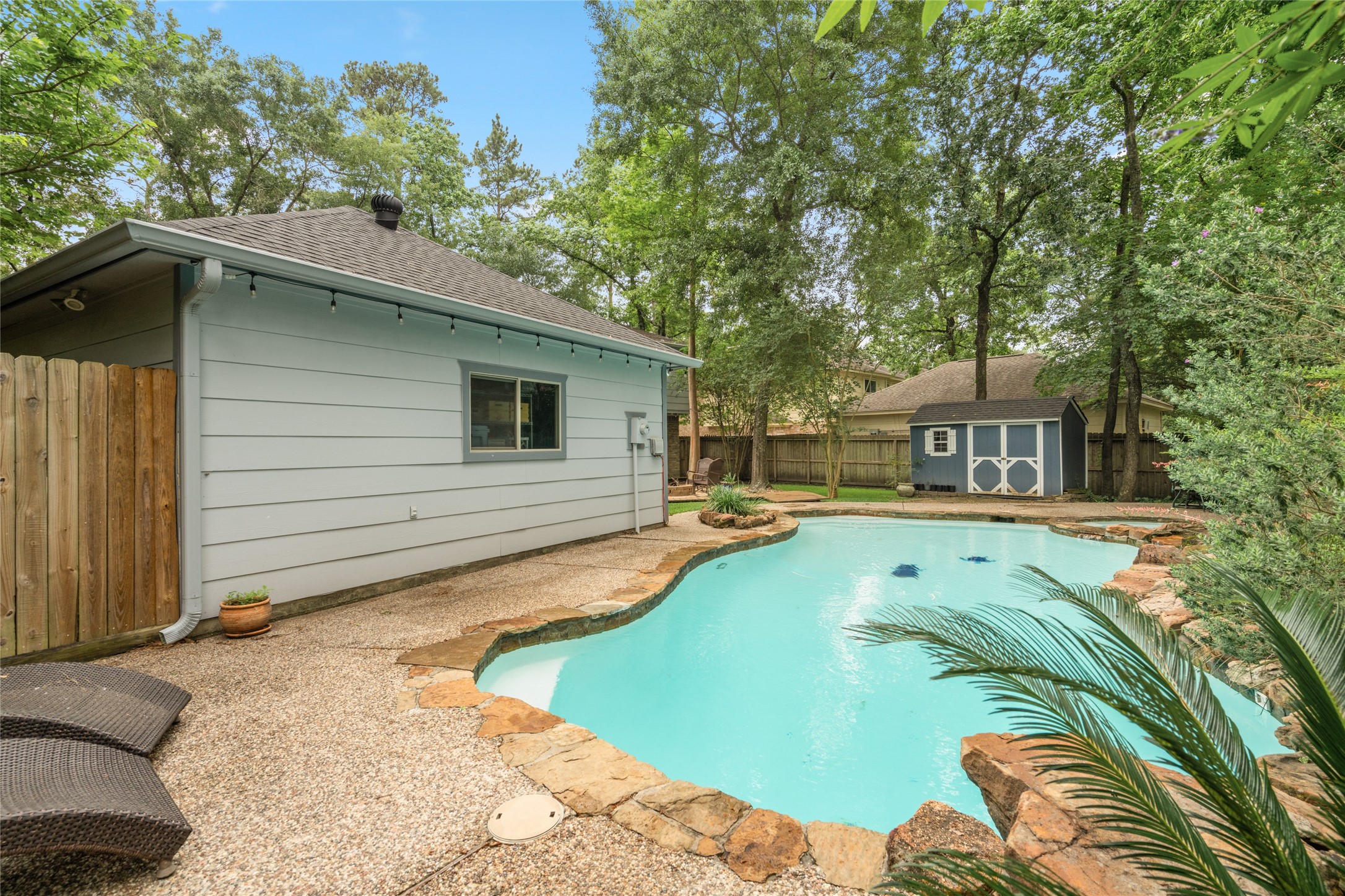 77 South Placid Hill Circle Spring, TX 77381 - Photo 45 of 48 Relax and enjoy summer in the privacy of your own pool.