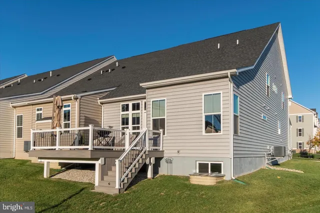 a view of a building with a patio