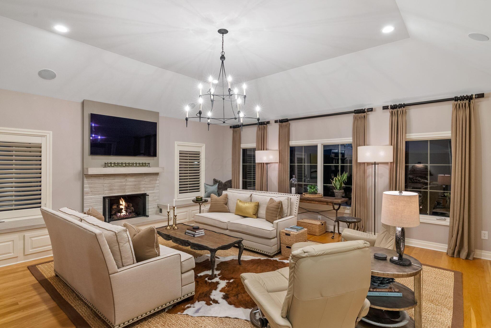 3303 Welsh Abey Road Dublin, OH 43017 - Photo 78 of 93 Evening Great Room Views