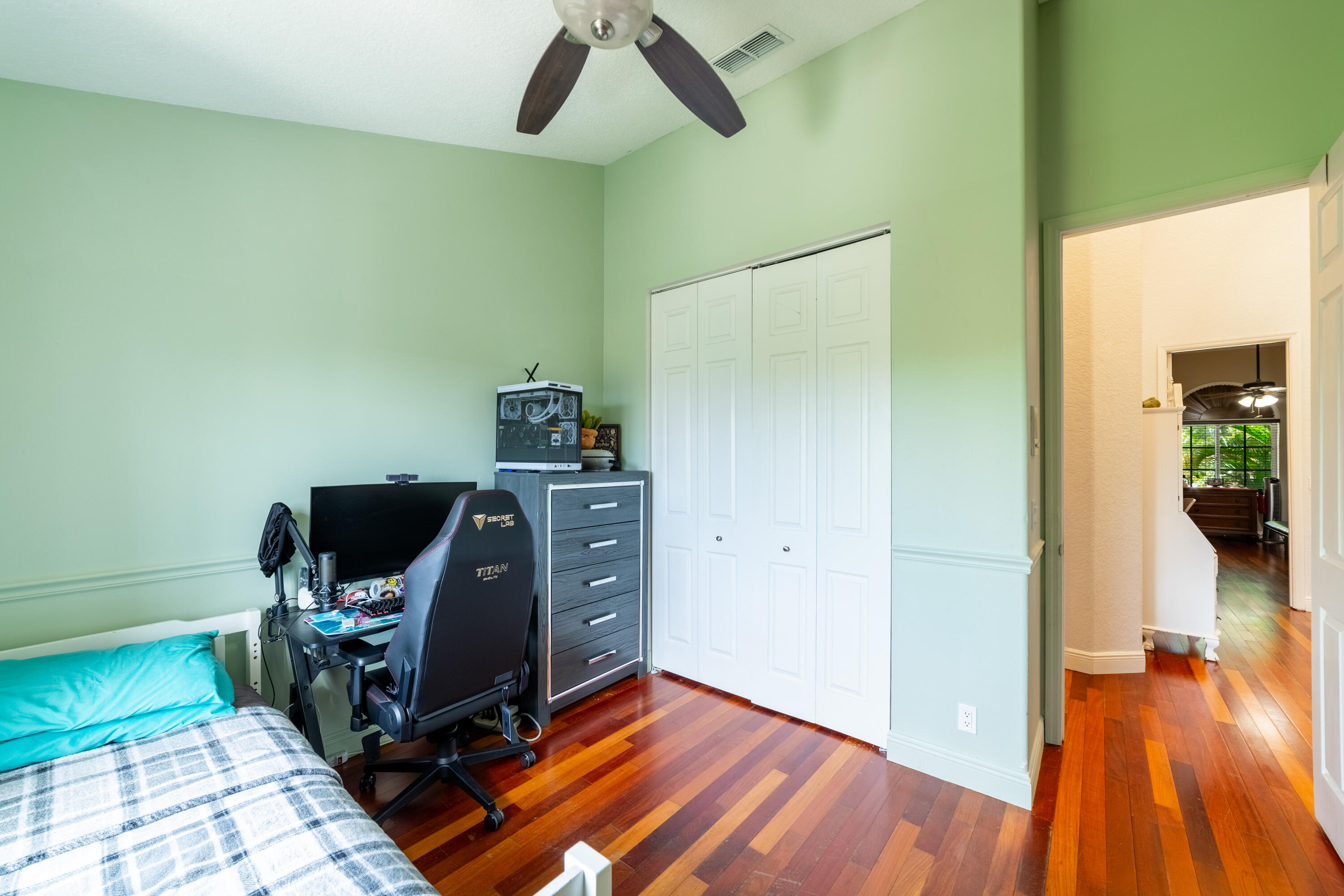 136 Spruce Street Boynton Beach, FL 33426 - Photo 16 of 24 a view of workspace with wooden floor