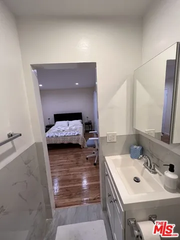 a bathroom with a sink and a toilet