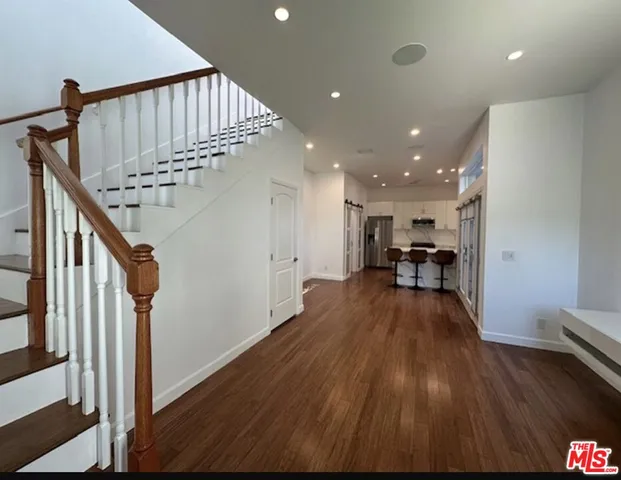 a view of a hardwood floor