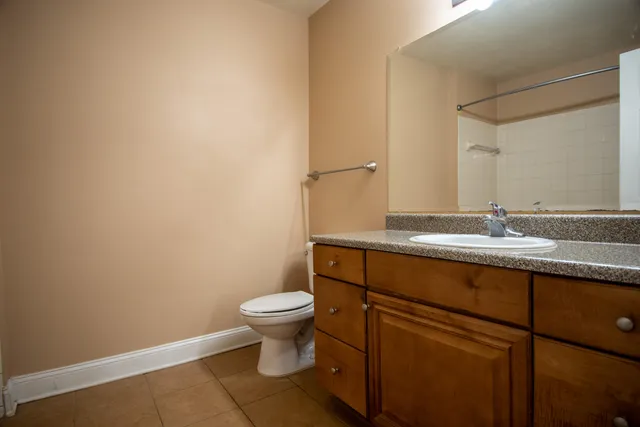 a bathroom with a sink and a toilet