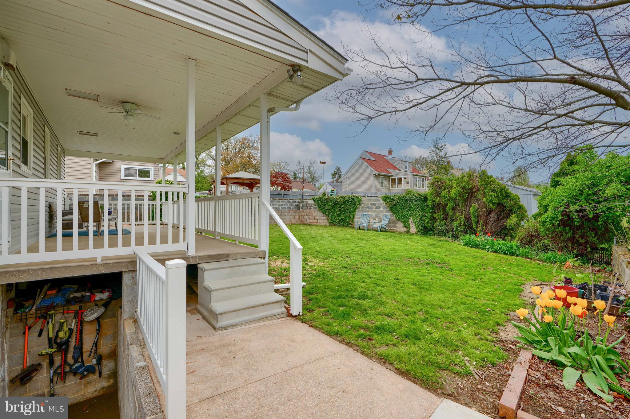 8203 Oakleigh Road Baltimore, MD 21234 - Photo 56 of 56 a view of a garden with an outdoor space