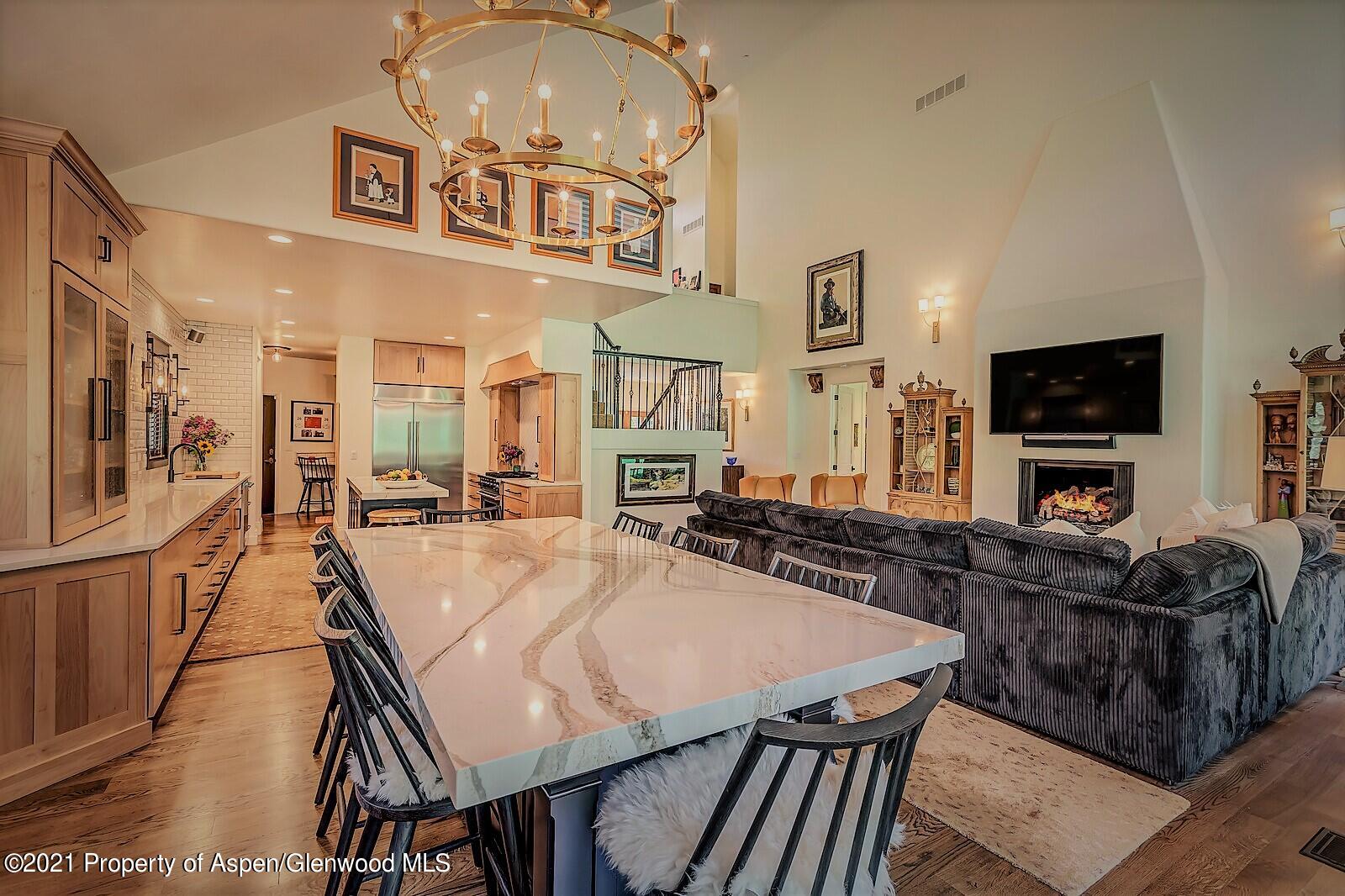 245 Saddleback Road Carbondale, CO 81623 - Photo 8 of 19 a view of a dining room with furniture