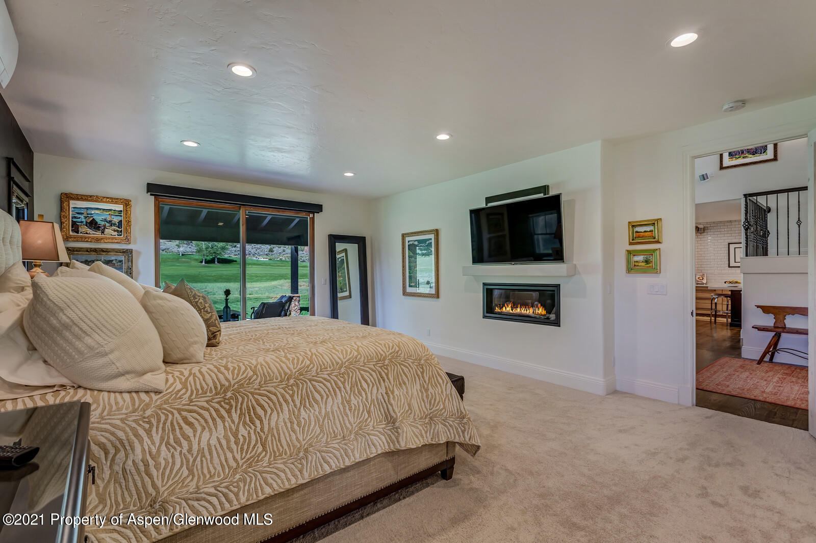 245 Saddleback Road Carbondale, CO 81623 - Photo 9 of 19 a bed room with a bed window and a television