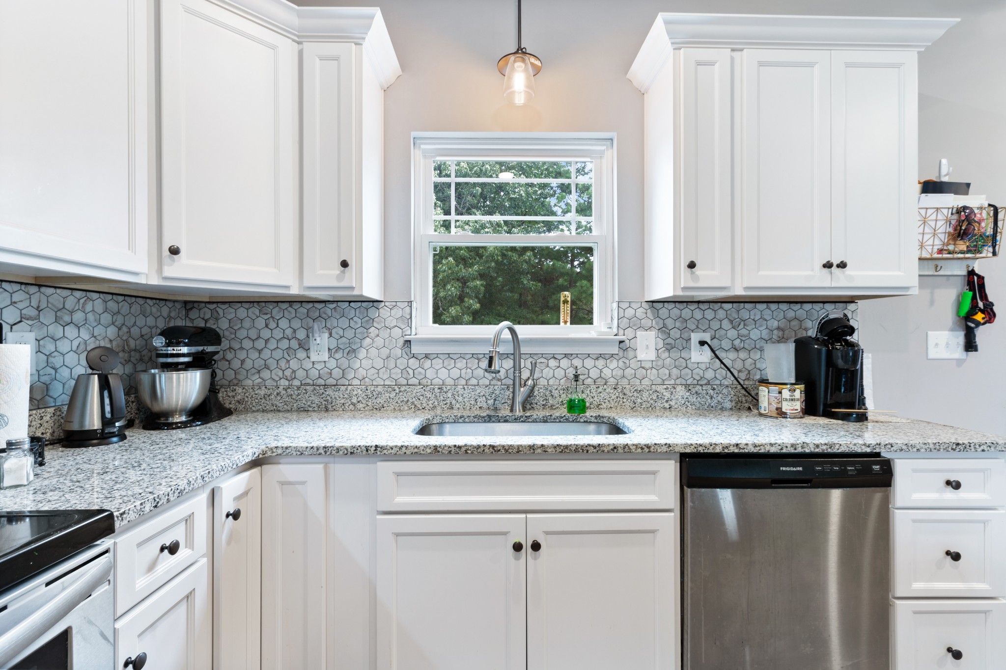 3006 Westcot Road White Bluff, TN 37187 - Photo 5 of 25 An added feature is the tiled backsplash. Who doesn't love a window over the kitchen sink?