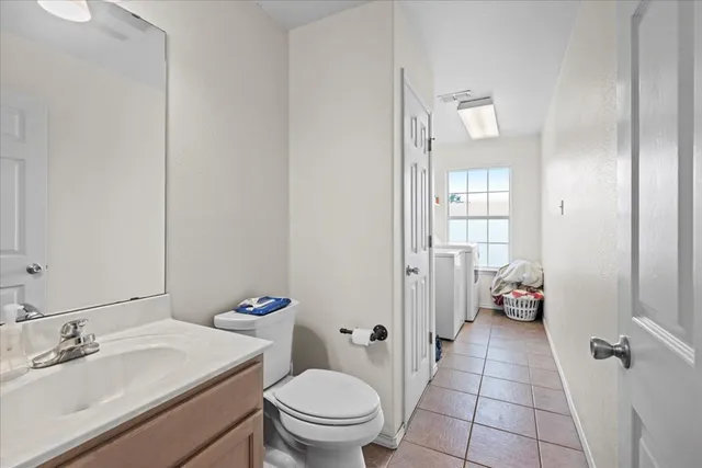 a view of a garden with an outdoor space