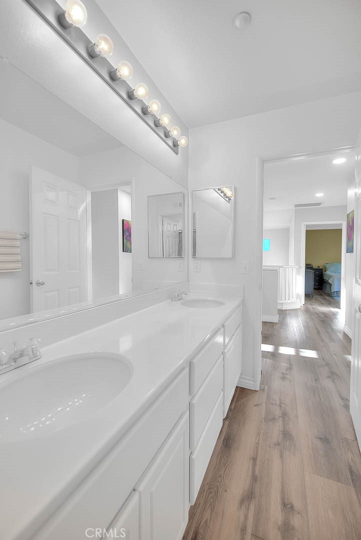 5602 Allendale Drive Riverside, CA 92507 - Photo 45 of 49 a large white kitchen with a white countertops and fireplace