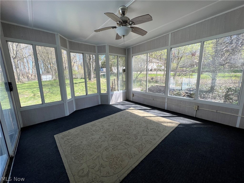 1283 Ritchie Road Stow, OH 44224 - Photo 12 of 31 Sunroom with ceiling fan