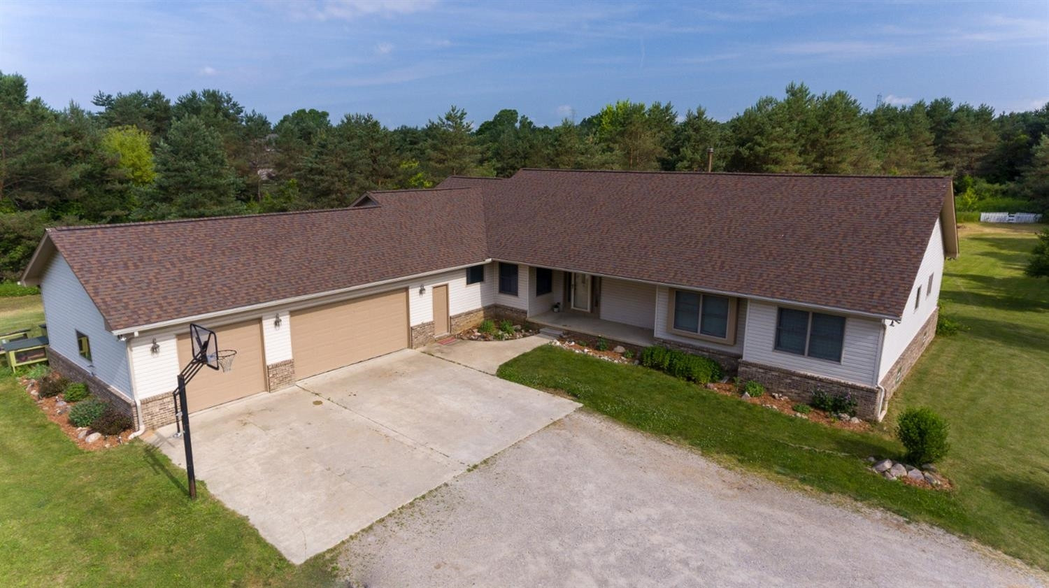 5210 West Joy Road Dexter, MI 48130 - Photo 33 of 39 Front aerial view