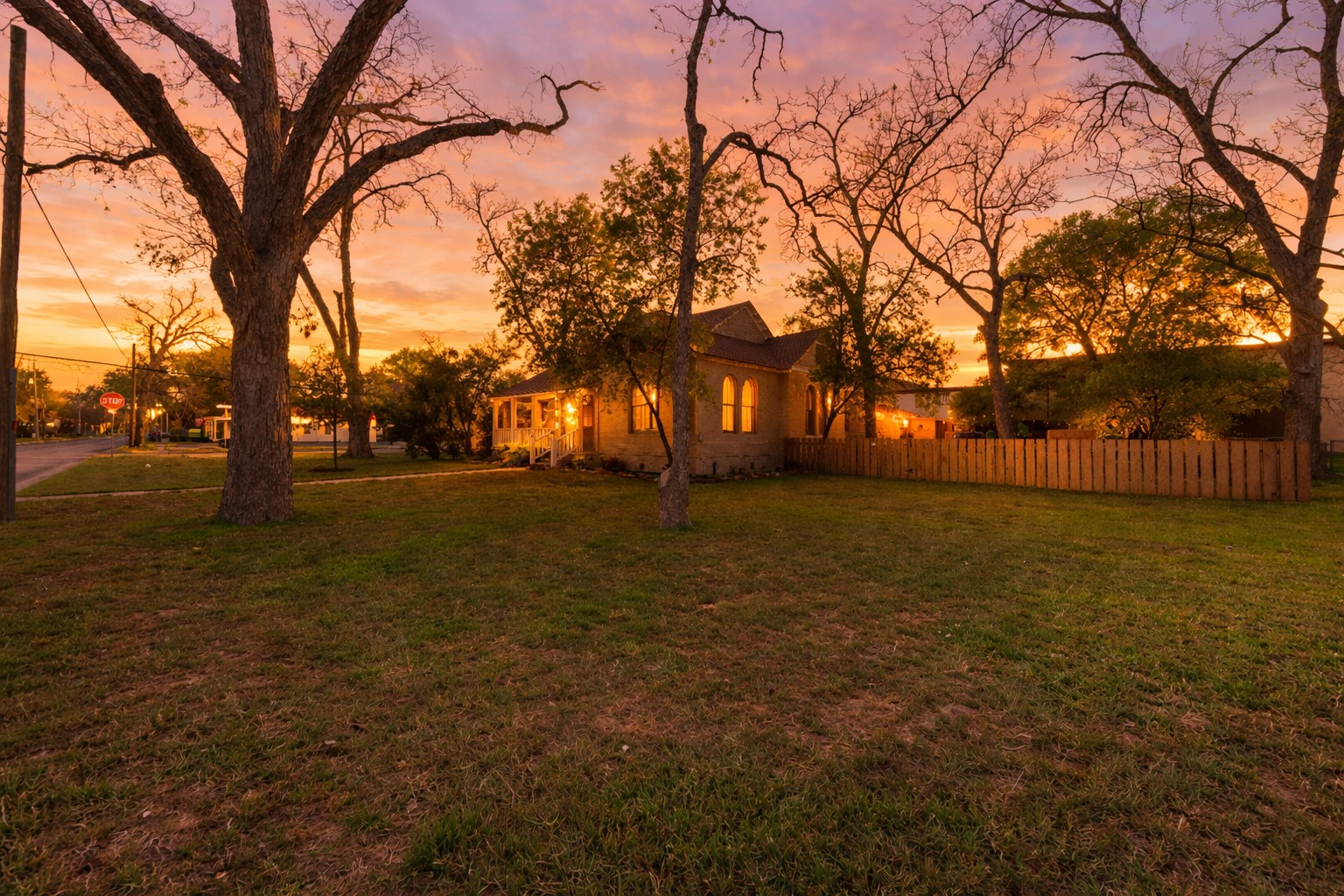 1202 Pecan Street Bastrop, TX 78602 - Photo 36 of 38 a view of road with large trees