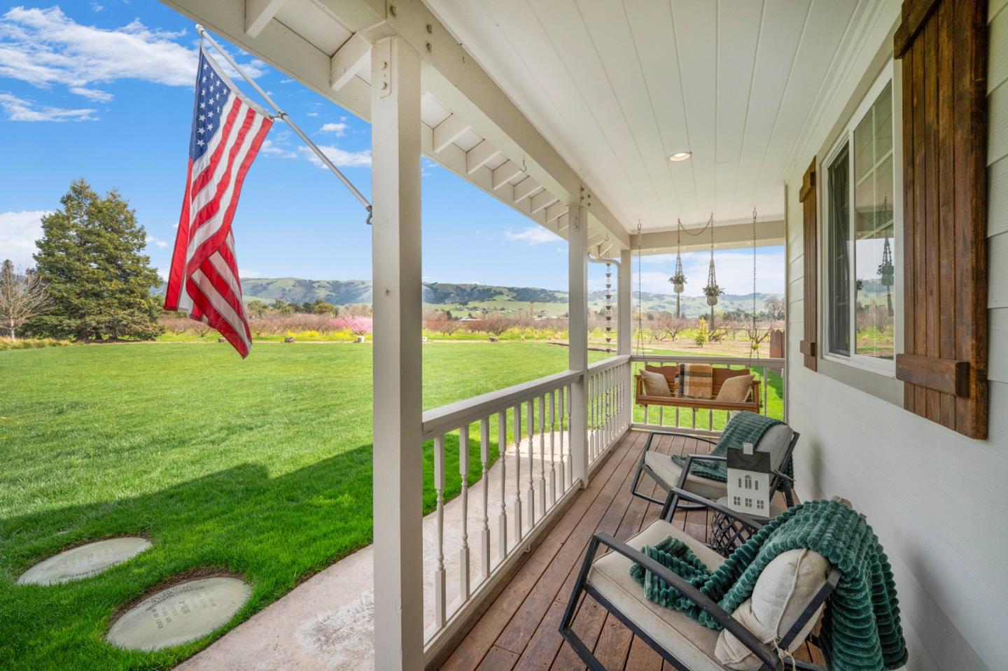 2760 Leavesley Road Gilroy, CA 95020 - Photo 2 of 77 a view of balcony with floor to ceiling windows and yard